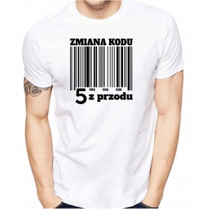 T-SHIRT MĘSKI - ZMIANA KODU