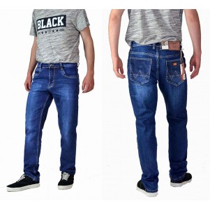 SPODNIE JEANS - ST. LEON GRANATOWE