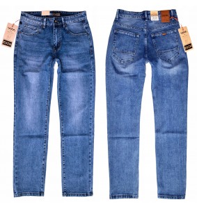 SPODNIE MESKIE JEANS - EVIN NIEBIESKIE