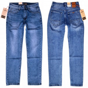 SPODNIE MESKIE JEANS - EVIN NIEBIESKIE