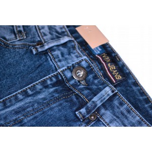 SPODNIE MESKIE JEANS - EVIN NIEBIESKIE